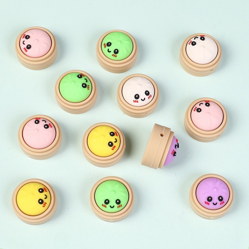 Baby Food Home - ลูกปัดซิลิโคน 3 มิติ แบบใหม่ 20 ชิ้น