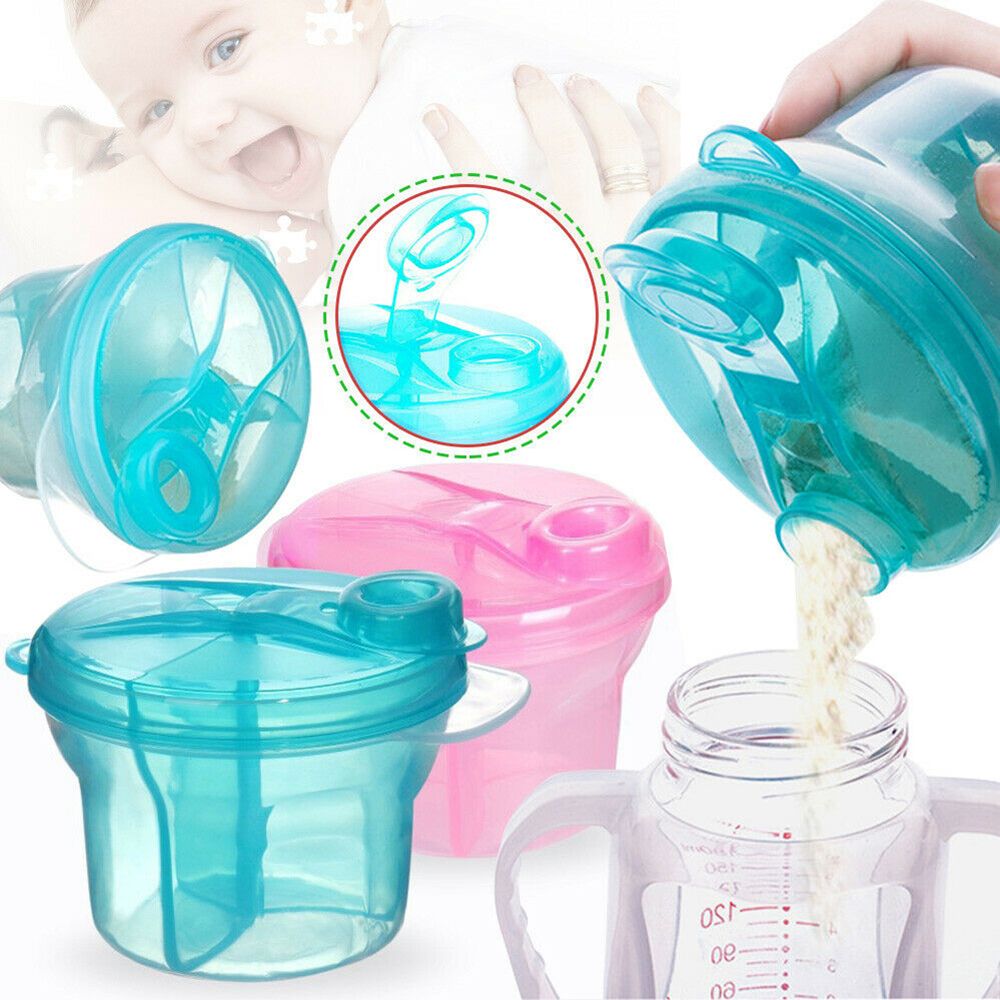 Baby Food Equipment - ภาชนะบรรจุนมผงเด็ก3ปริมาณหม้อเก็บขนม
