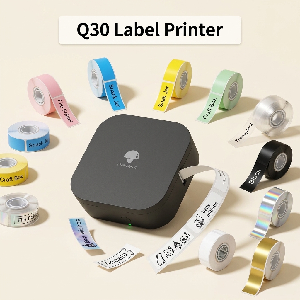 Baby Food Label - Phomemo Q30 เครื่องพิมพ์ฉลากความร้อนคําเช่น D11 D110 D101