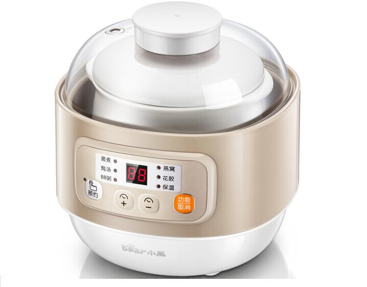 Baby Food Home - หม้อหุงข้าวไฟฟ้าขนาดเล็ก Bear HOUSEHOLD รุ่น DDZ-A08D1 หม้อเซรามิก
