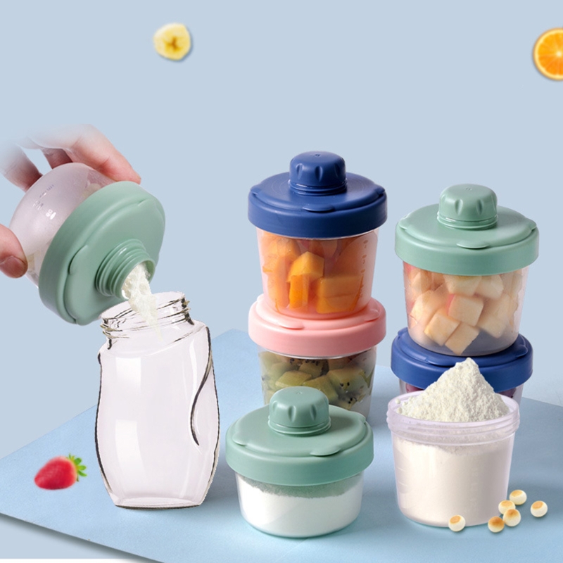 Baby Food Equipment - 60ml/120ml กล่องเก็บนมผง 3 ชั้นเครื่องจ่ายสูตรเด็กทารก Essential ธัญพืชขนมขบเคี้ยวคอนเทนเนอร์สำหรับ