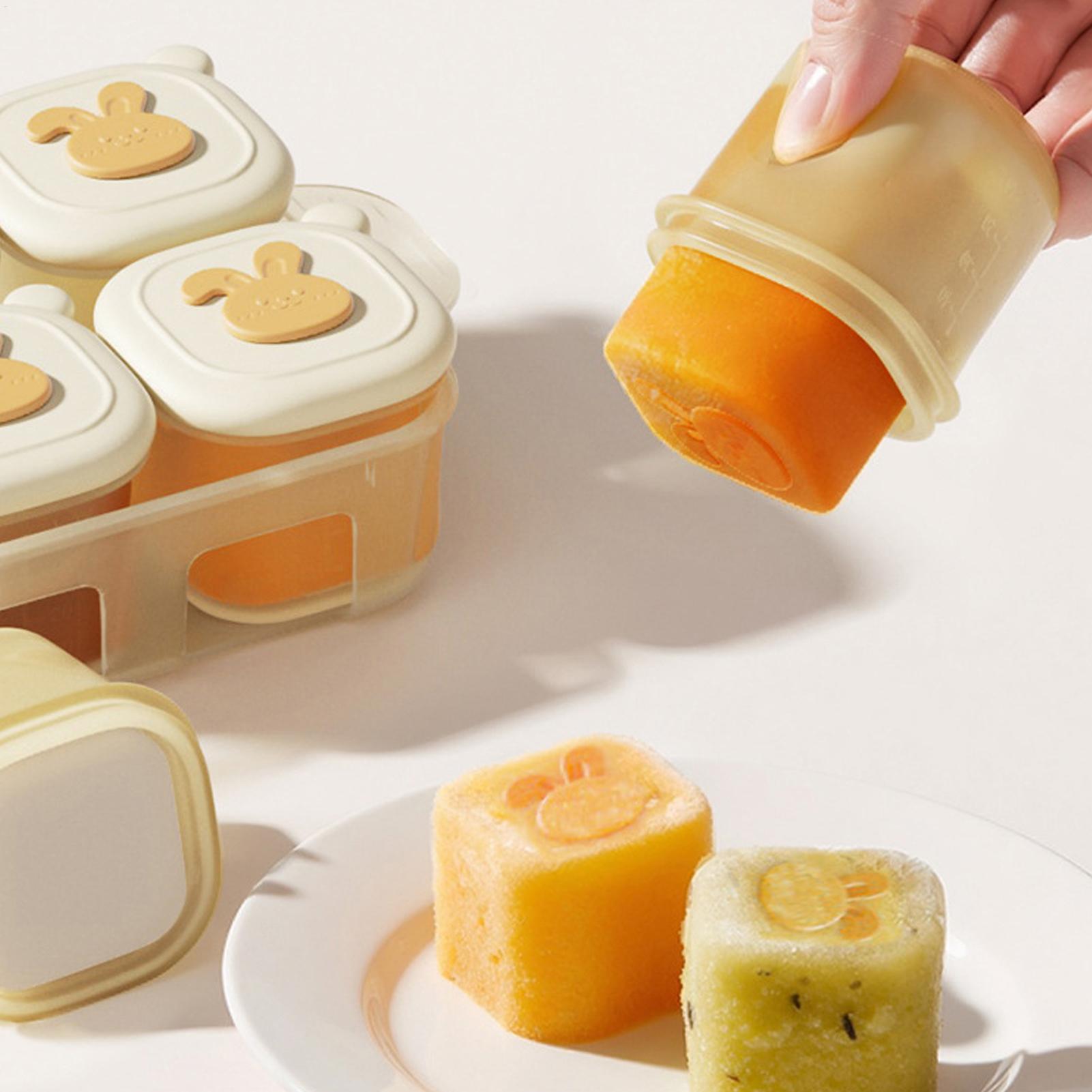 ถาดแช่อาหารทรงลูกบาศก์ ภาชนะใส - Baby Food Home บทวิจารณ์และราคา