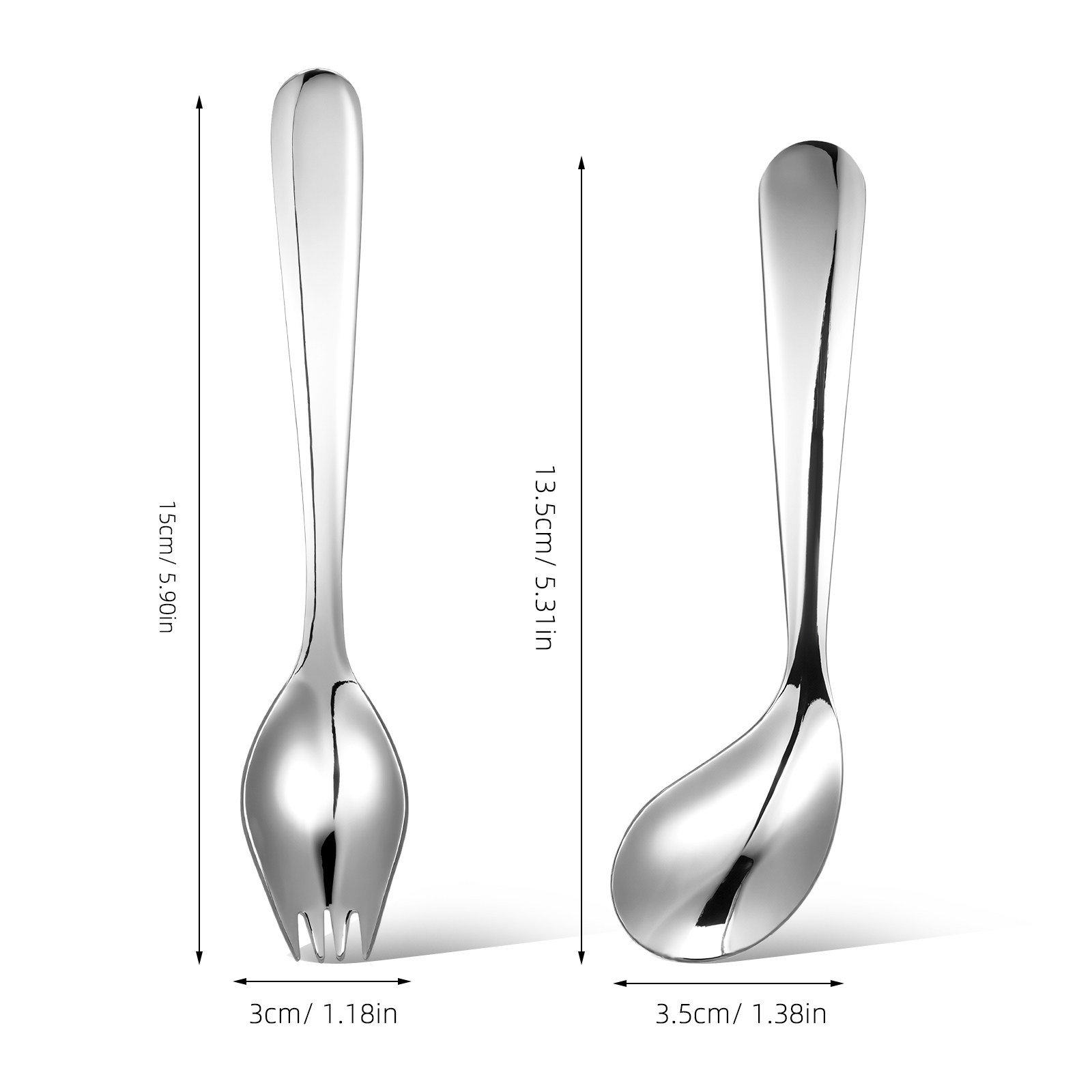 ชุดช้อนสแตนเลสแบบโค้งสำหรับป้อ - Self Feed Spoon บทวิจารณ์และราคา