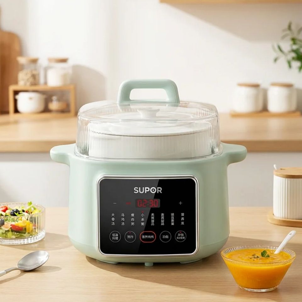หม้อหุงช้าอเนกประสงค์เซรามิก S - Baby Food Home บทวิจารณ์และราคา