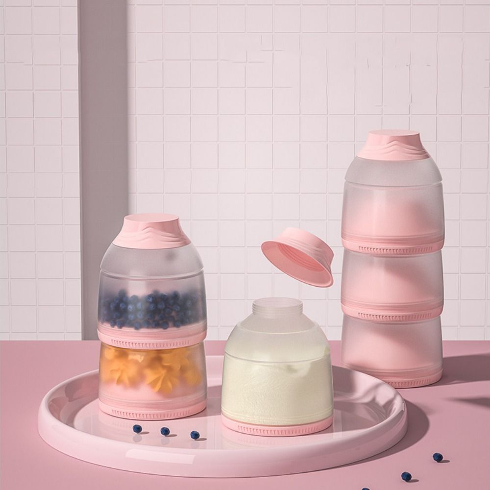 กล่องแบ่งนมผงเด็ก 3 ชั้น ความจ - Baby Food Fruits บทวิจารณ์และราคา