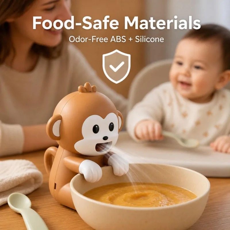 พัดลมระบายความร้อนรูปทรงลิงแบบ - Baby Food Home บทวิจารณ์และราคา