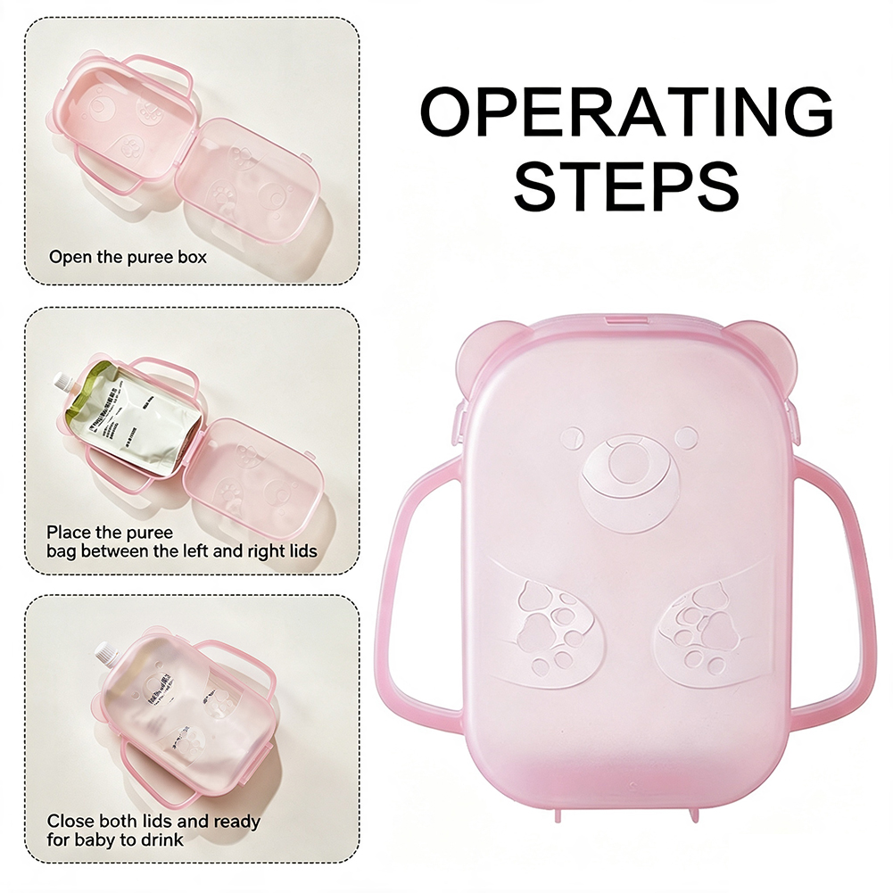 บีบหลักฐานผู้ถือกระเป๋าถุงอาหา - Baby Food Equipment บทวิจารณ์และราคา
