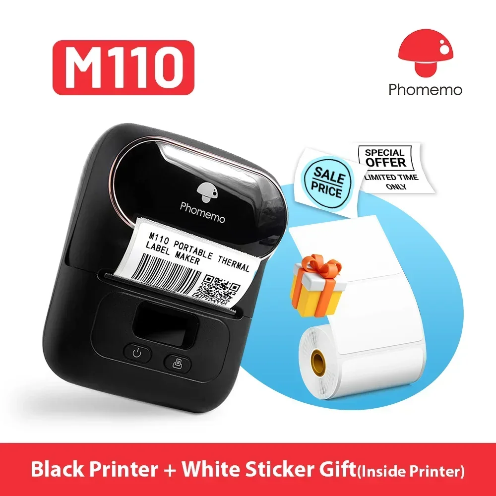 Phomemo M110 Mini แบบพกพาเครื่ - Baby Food Label บทวิจารณ์และราคา