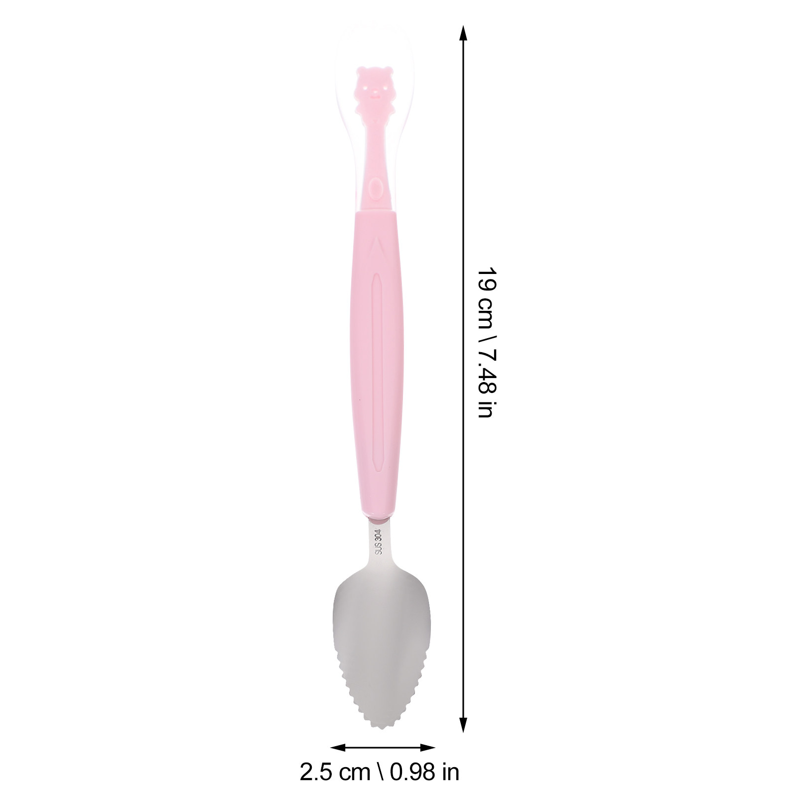 ชุดช้อนสแตนเลสสองหัวสำหรับป้อน - Baby Food Utensils บทวิจารณ์และราคา