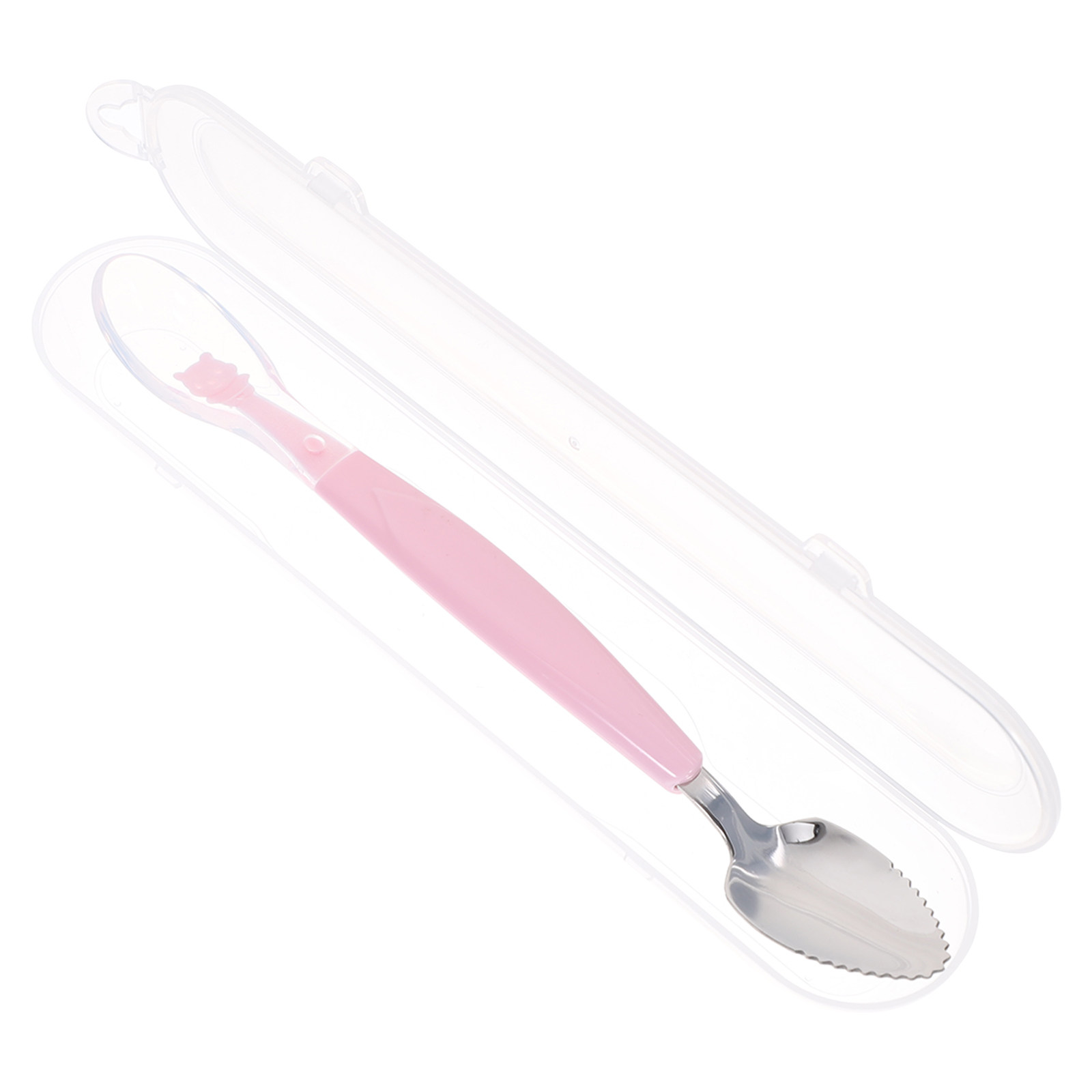 ชุดช้อนสแตนเลสสองหัวสำหรับป้อน - Baby Food Utensils บทวิจารณ์และราคา