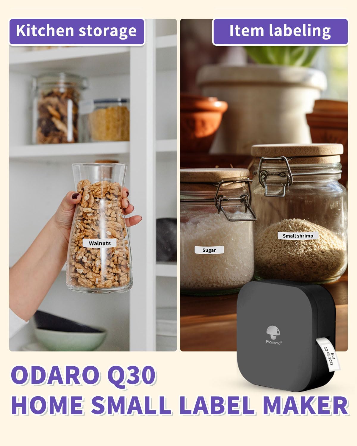 Phomemo Q30 เครื่องพิมพ์ฉลากคว - Baby Food Label บทวิจารณ์และราคา