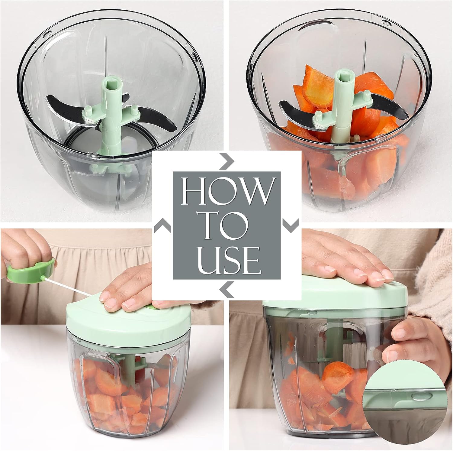 เครื่องบดอาหารแบบมือหมุนสำหรับ - Baby Food Home บทวิจารณ์และราคา