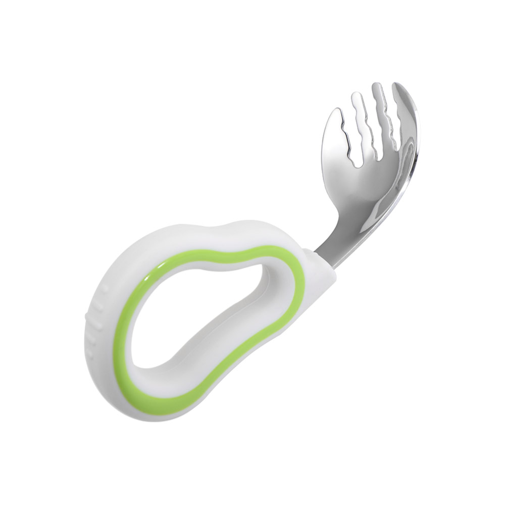 ชุดส้อมและช้อนซิลิโคนสำหรับเด็ - Self Feed Spoon บทวิจารณ์และราคา
