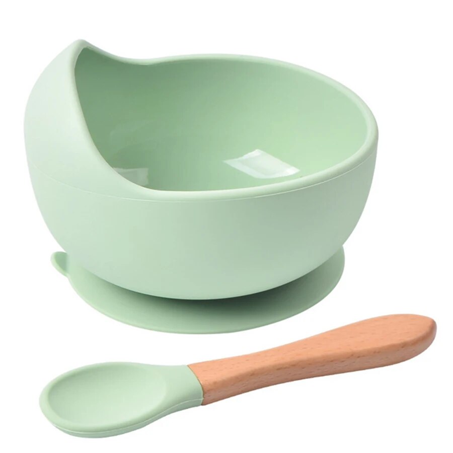 จานชามอาหารซิลิโคนกันหกสำหรับเ - Baby Food Bites บทวิจารณ์และราคา
