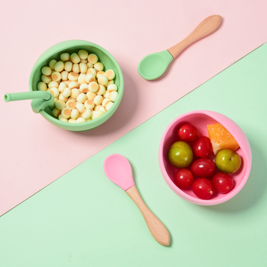 จานชามอาหารซิลิโคนกันหกสำหรับเ - Baby Food Bites บทวิจารณ์และราคา