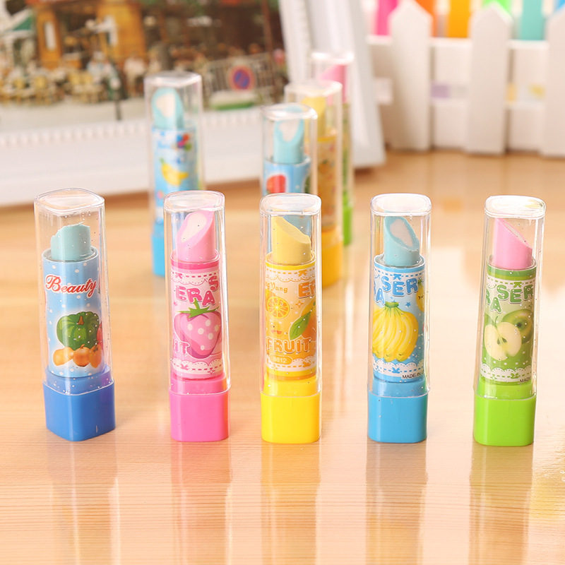 10 ชิ้นการ์ตูนผลไม้ลิปสติกรูปร - Baby Food Fruits บทวิจารณ์และราคา