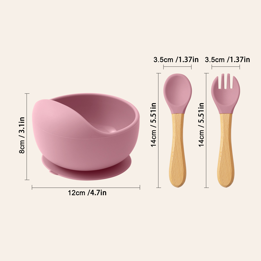Mamaplan 3 ชิ้นเด็กซิลิโคนชุดใ - Baby Food Utensils บทวิจารณ์และราคา