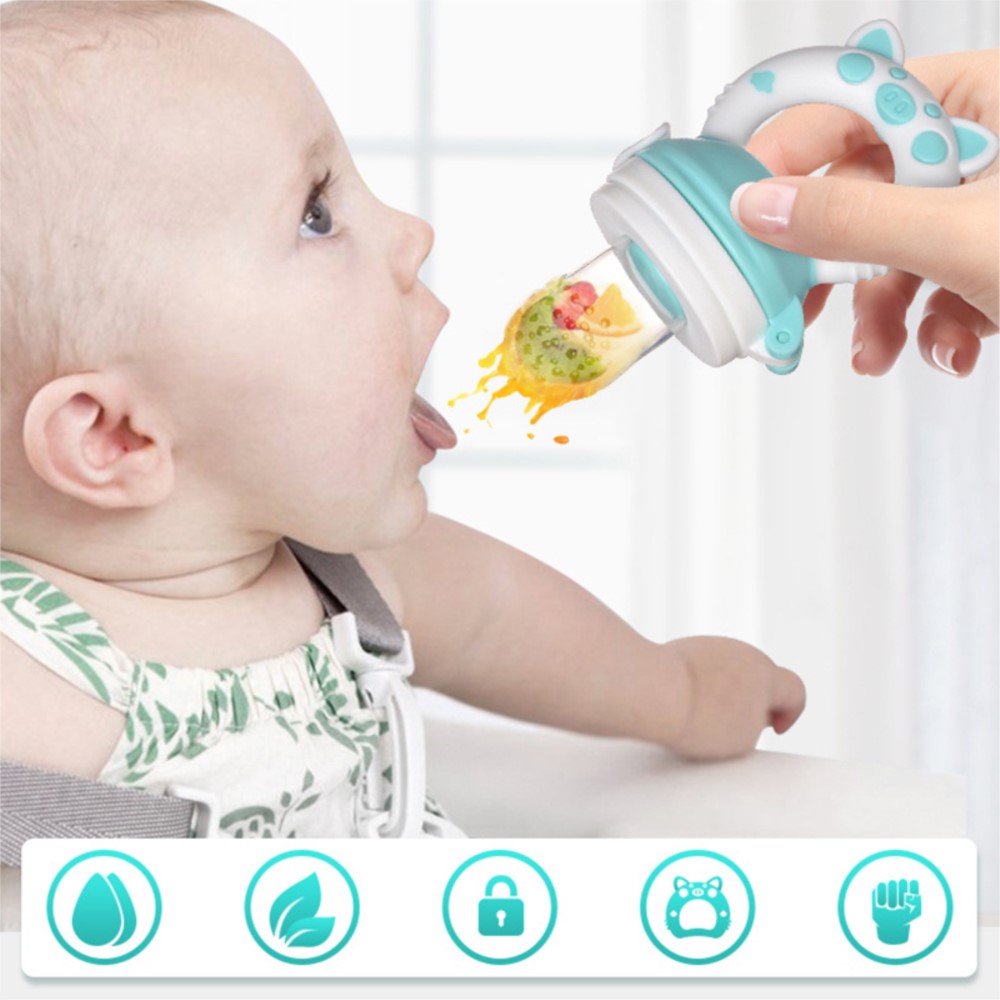 จุกนมซิลิโคนสำหรับป้อนอาหารสดส - Baby Food Bites บทวิจารณ์และราคา
