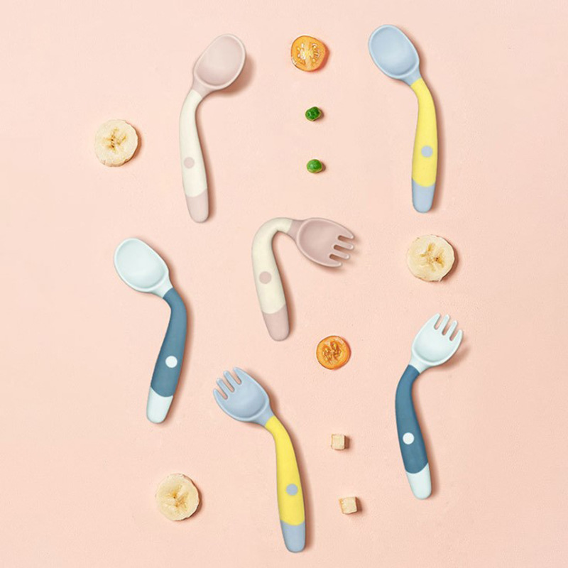 ช้อนซิลิโคนงอได้สำหรับเด็กทารก - Baby Food Utensils บทวิจารณ์และราคา