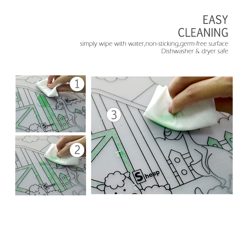 ซิลิโคนเด็ก Placemat 1Pc เด็กอ - Baby Food Utensils บทวิจารณ์และราคา