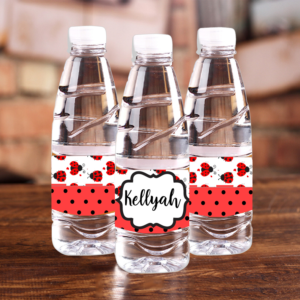 ส่วนบุคคล Ladybug สีแดง Polka  - Baby Food Label บทวิจารณ์และราคา