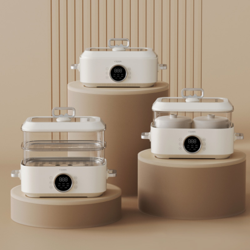 เครื่องนึ่งอาหารไฟฟ้า 3-in-1 ข - Baby Food Home บทวิจารณ์และราคา