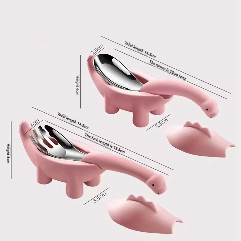 ช้อนป้อนอาหารเด็กรูปไดโนเสาร์  - Baby Food Utensils บทวิจารณ์และราคา