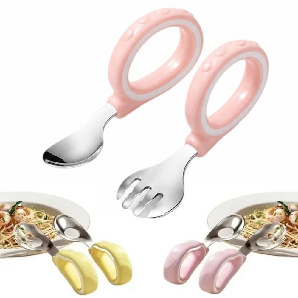 ชุดช้อนส้อมสแตนเลส 316L จับง่า - Self Feed Spoon บทวิจารณ์และราคา