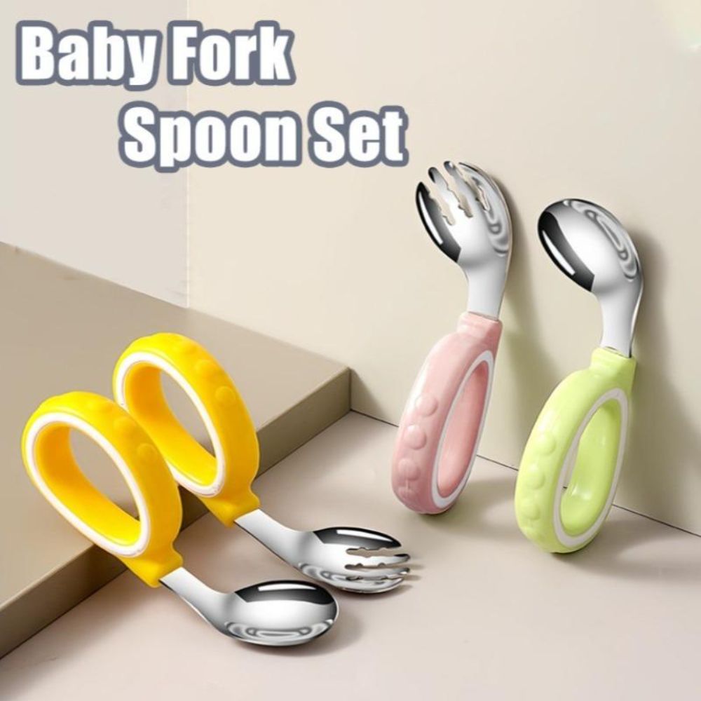 ชุดช้อนส้อมสแตนเลส 316L จับง่า - Self Feed Spoon บทวิจารณ์และราคา