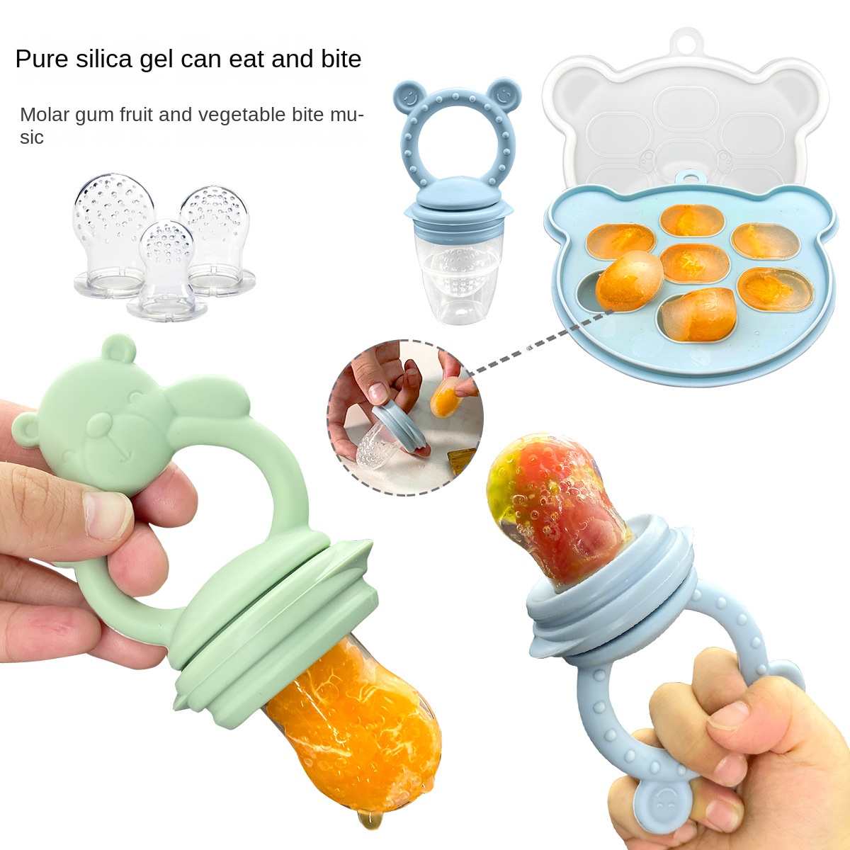 ชุดป้อนอาหารจุกนมหลอกสำหรับเด็ - Baby Food Bites บทวิจารณ์และราคา