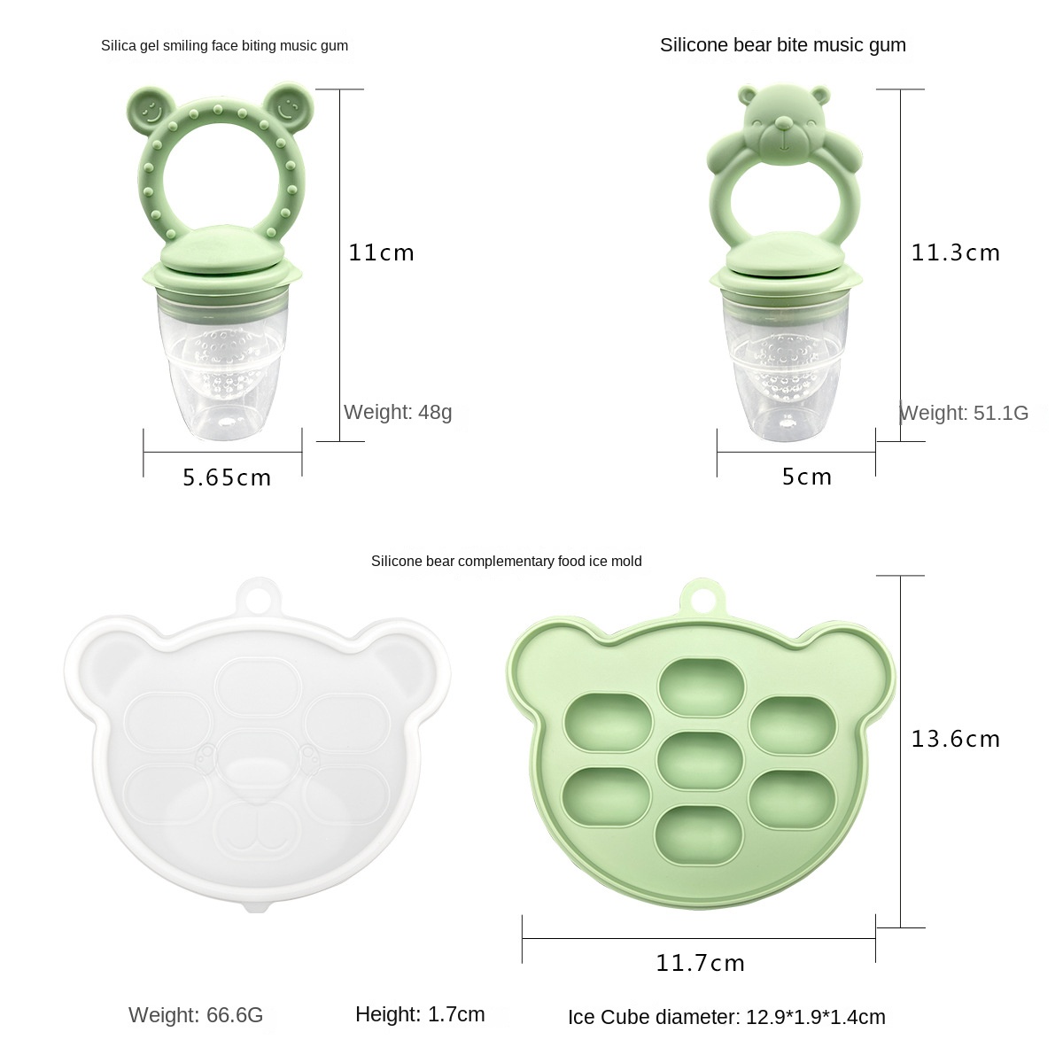 ชุดป้อนอาหารจุกนมหลอกสำหรับเด็ - Baby Food Bites บทวิจารณ์และราคา