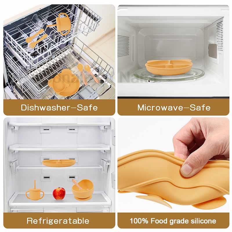 ชุดให้อาหารซิลิโคนสําหรับทารก  - Baby Food Utensils บทวิจารณ์และราคา
